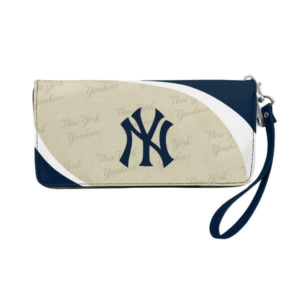 Little Earth MLB Curve Zip Organizer Wallet - New York Yankees 600902-YNKS